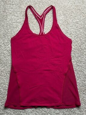 Lululemon Ruched Mesh Back Cool Racerback
